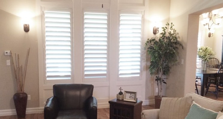 Jacksonville parlor white shutters